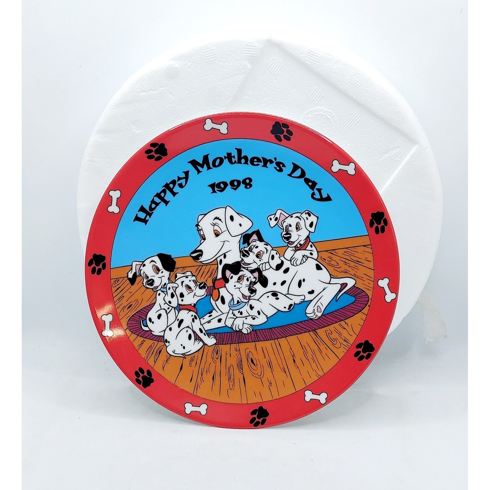 1998 Grolier Collectibles Disney 101 Dalmatians Mother's Day Puppy Love Plate